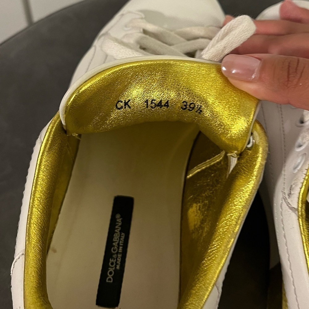 Dolce & Gabbana Portofino White Metallic Yellow - Picture 7 of 8